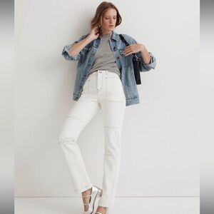 Madewell White Women's Utility Jeans